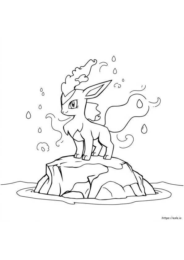 Coloriage Vaporeon