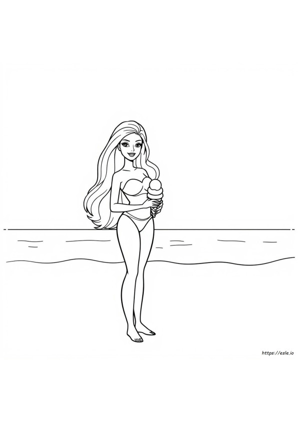 Kolorowanki Barbie Do Druku