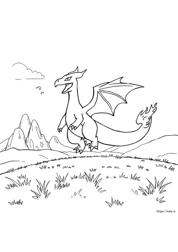 Libro De Colorear De Charizard