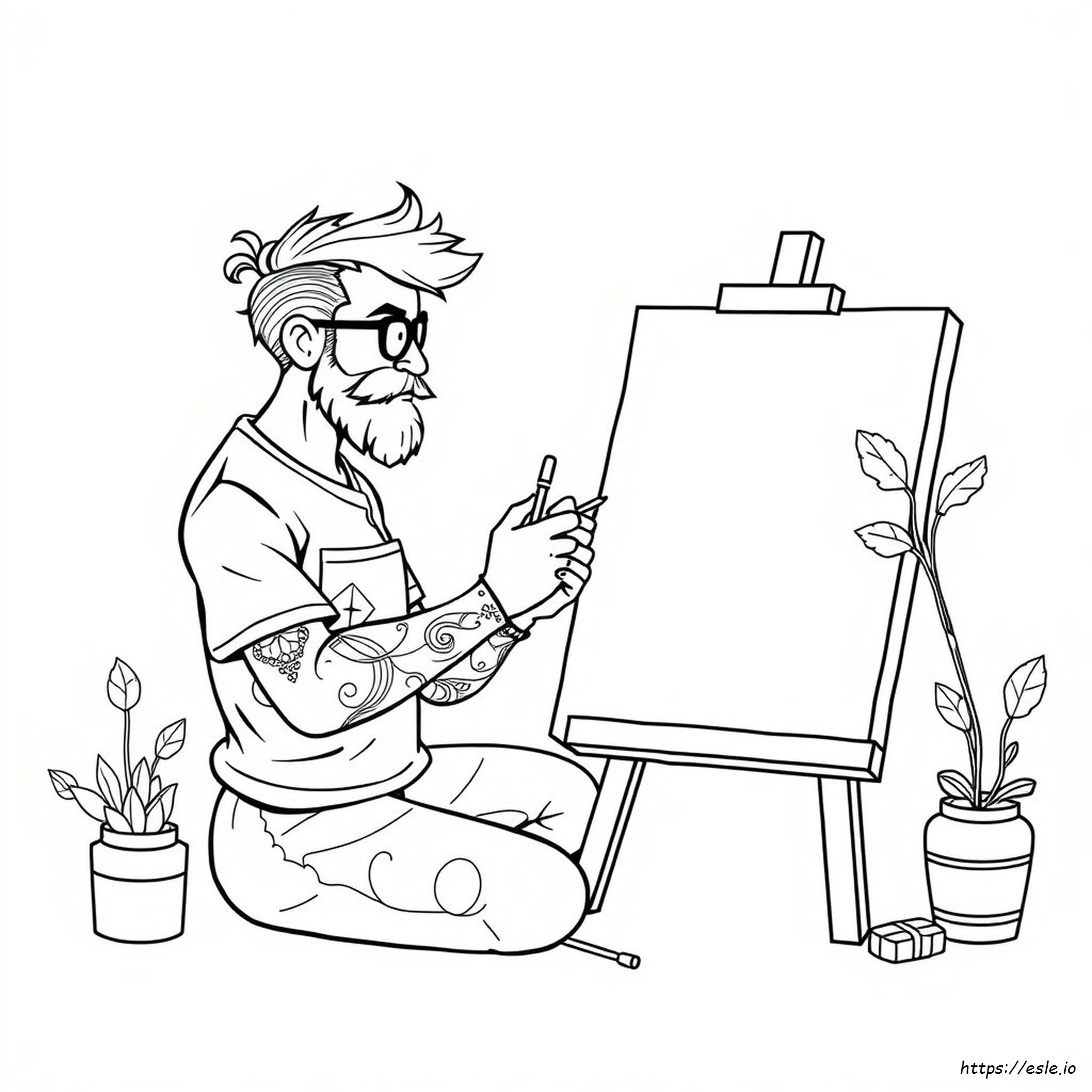 Tattoo Colouring Pages