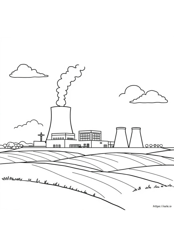 Nuclear Energy Coloring Pages