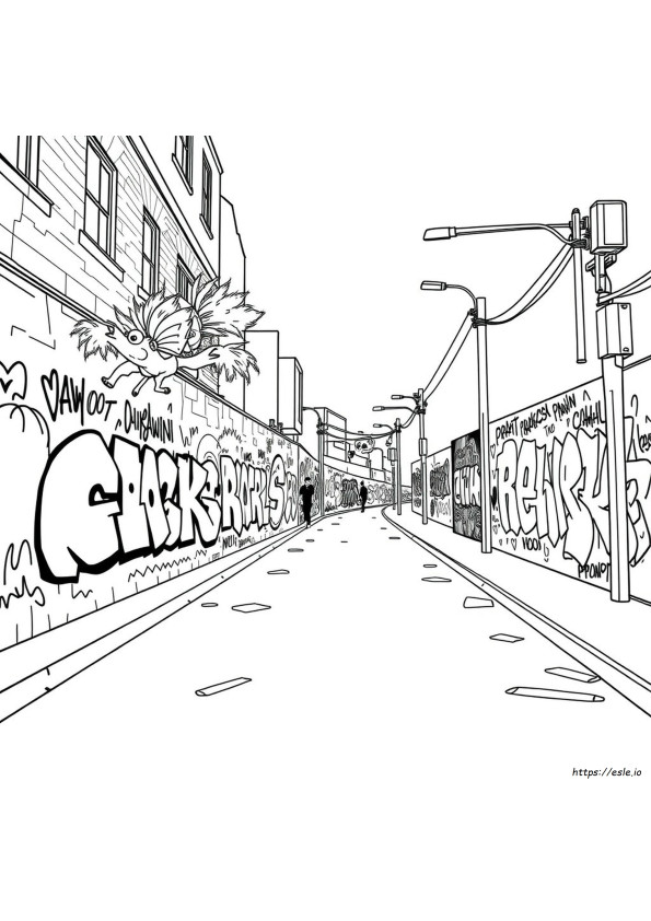 Kolorowanki Graffiti I Street Art
