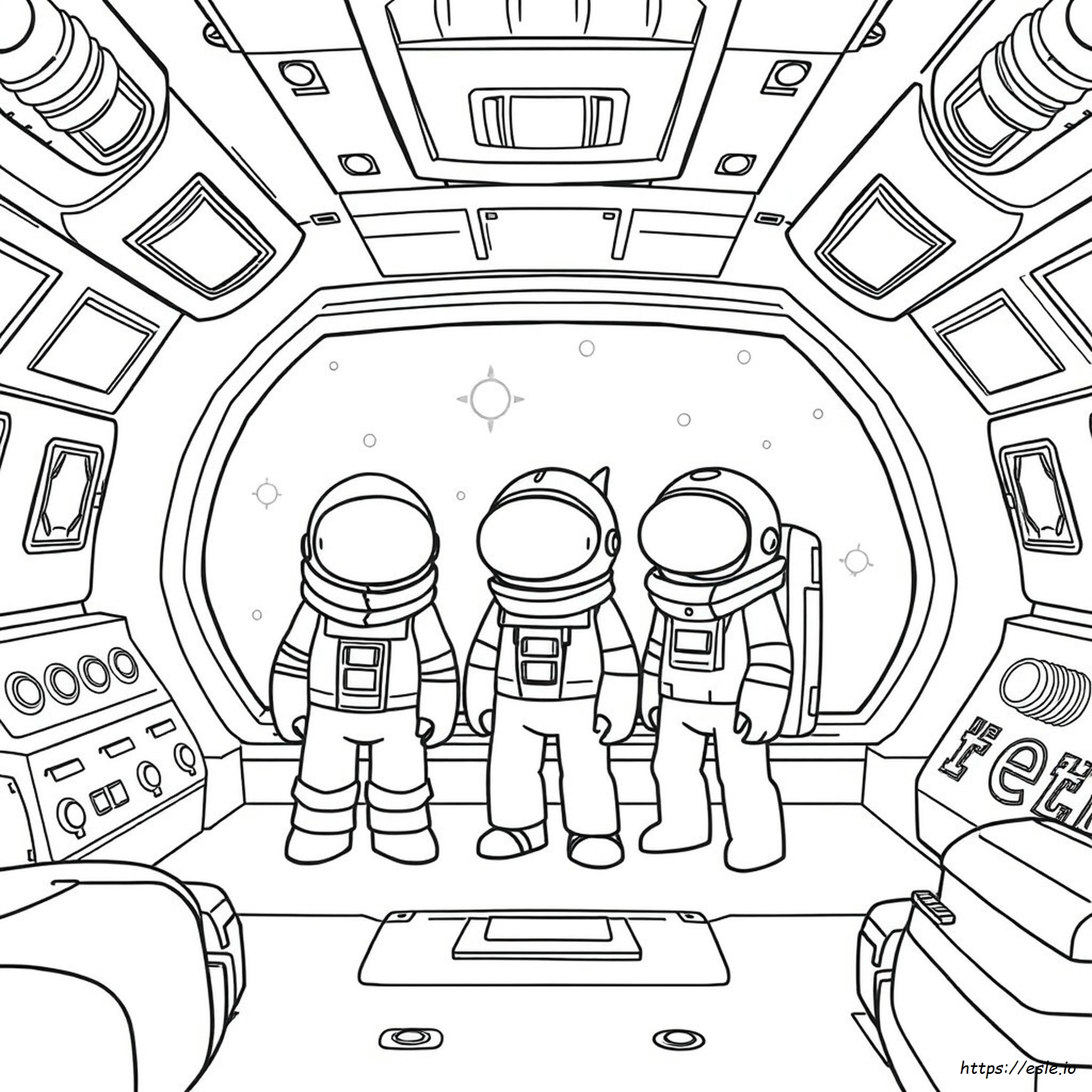 Among Us Colouring In Pages