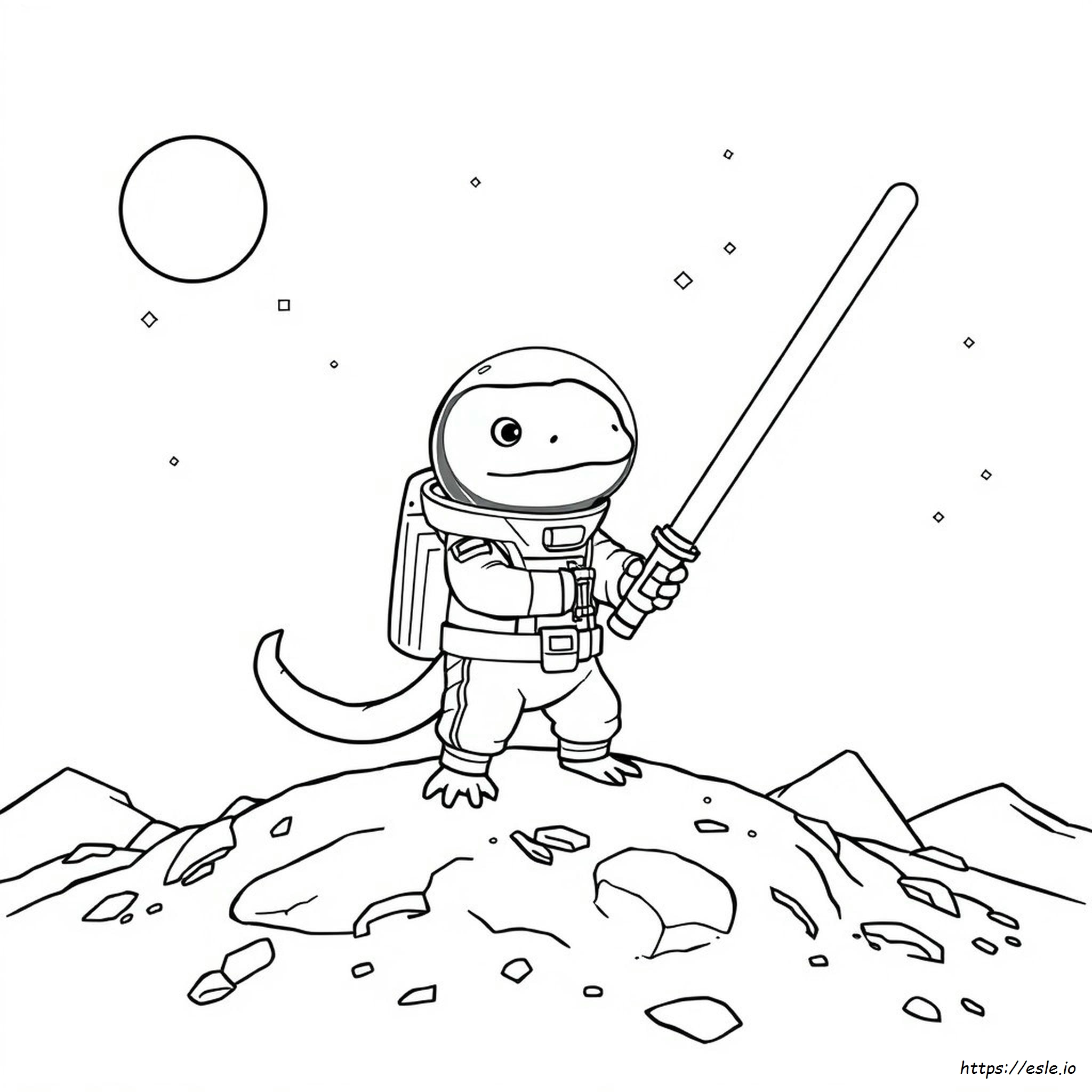 Axolotl Boba Coloring Page