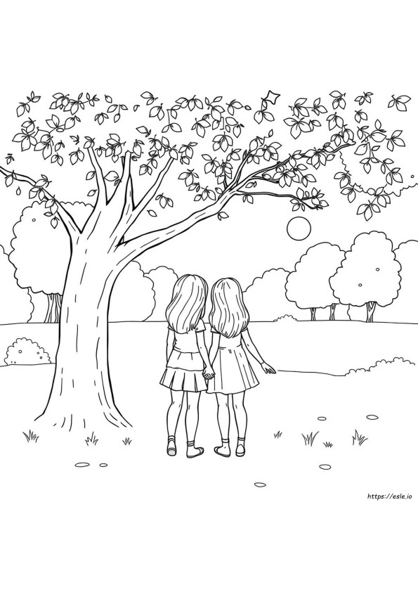 Free Coloring Pages Of Friends