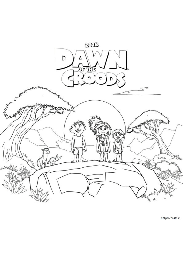 Dawn Of The Croods Coloring Pages