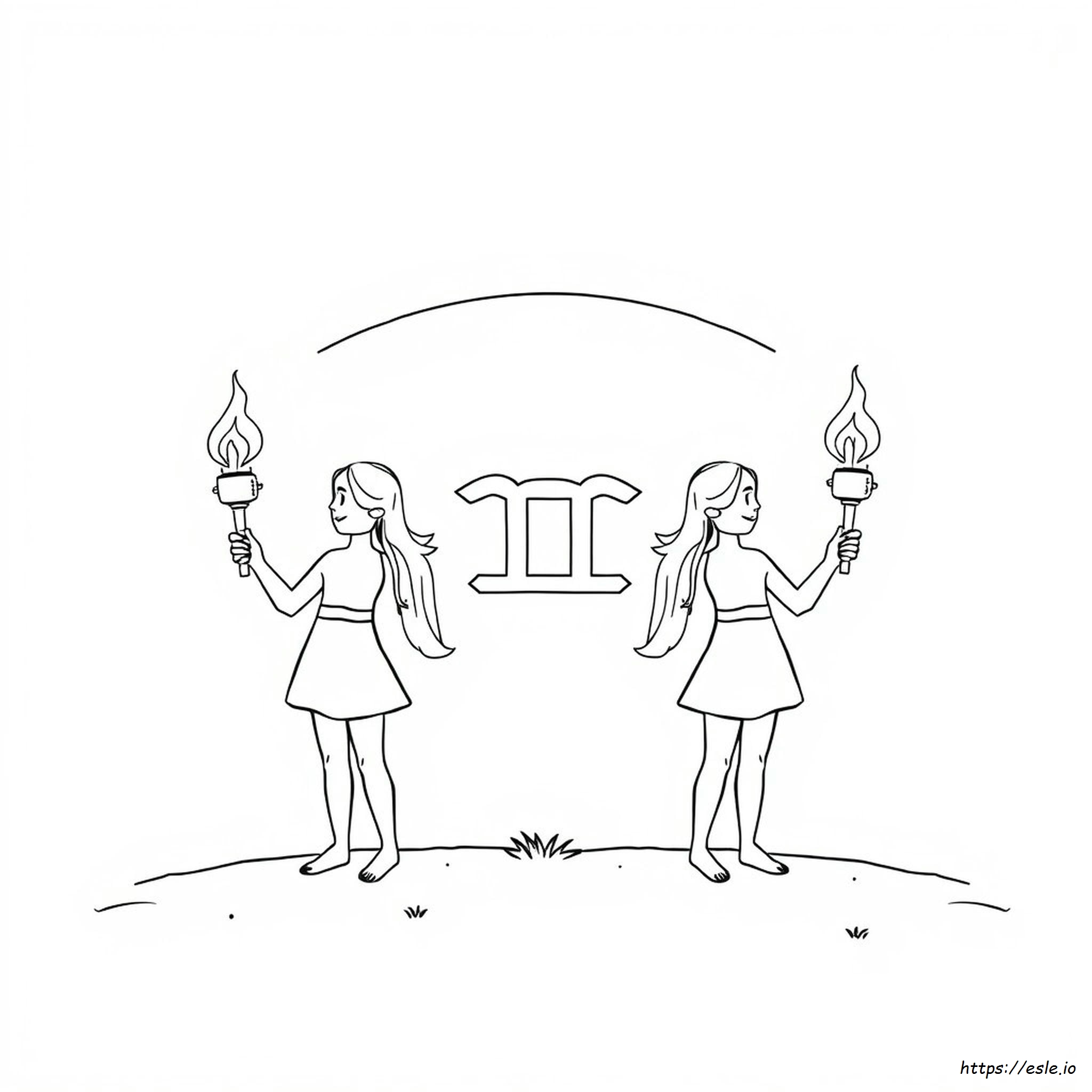 Gemini Coloring Pages For Adults
