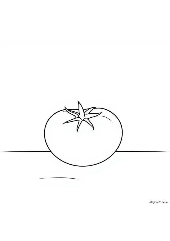 Tomate Ausmalbild