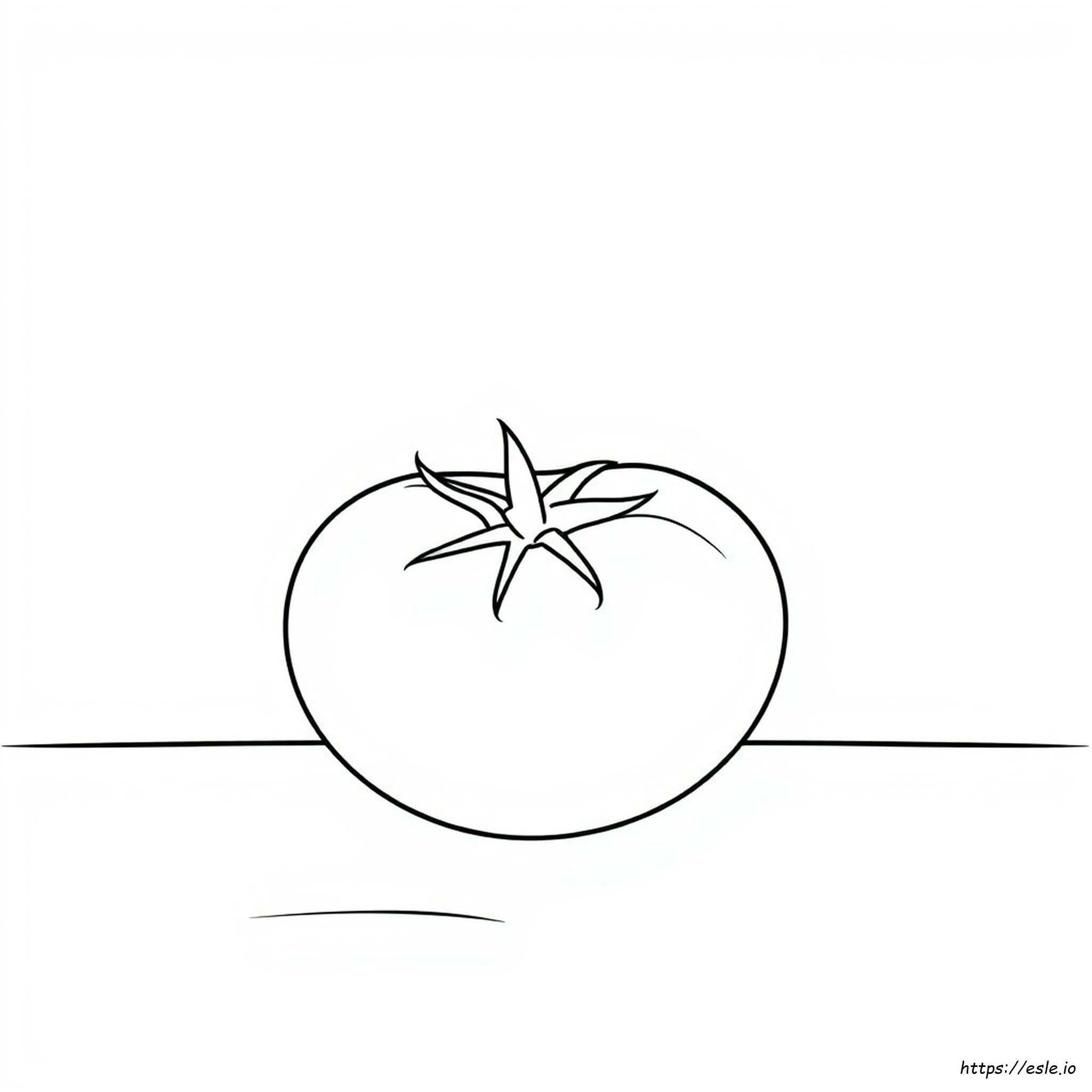 Picture Of Tomato For Colouring