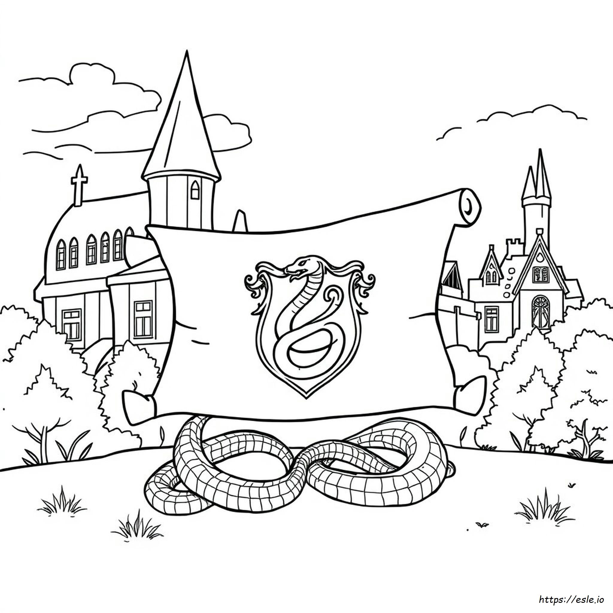 Slytherin Ausmalbild