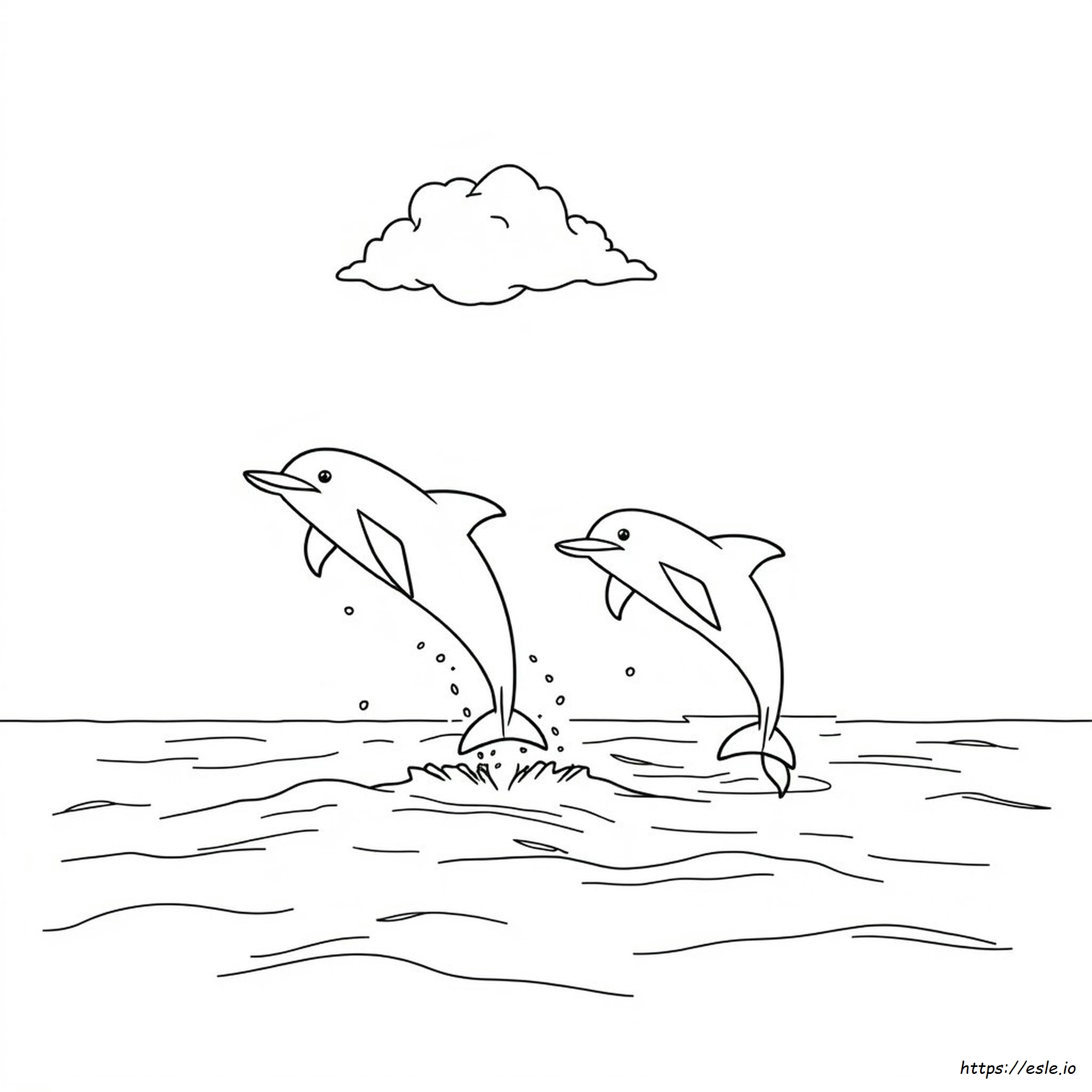 Disegni Di Delfini Da Colorare