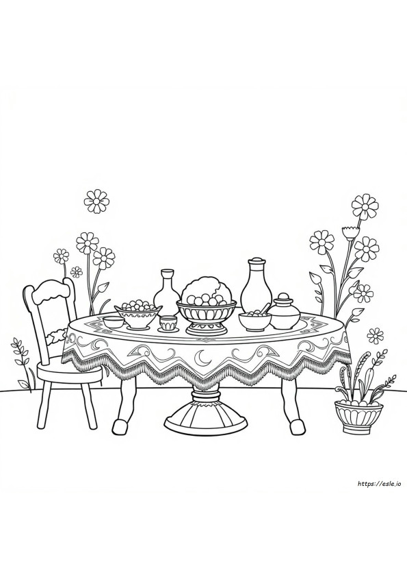 Tulostettavat Nowruz-Värityskuvat