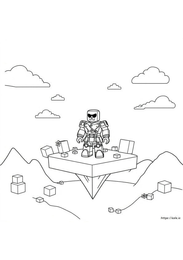 Planșe De Colorat Roblox Dominus