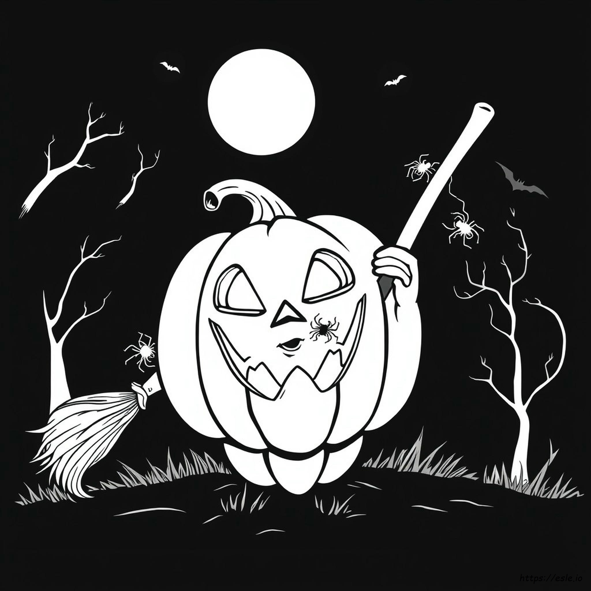 Páginas Para Colorear De Halloween De Miedo Imprimibles Gratis