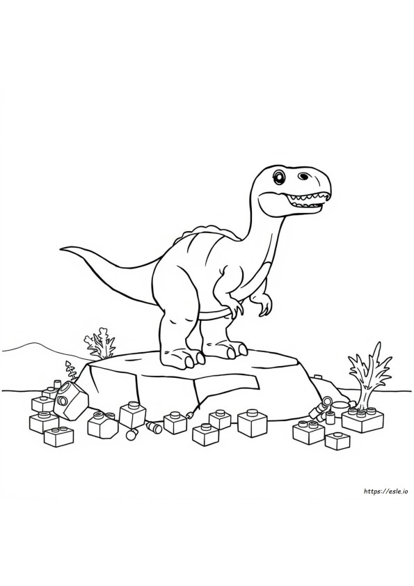 Lego Dinosaurus Värityskuvat