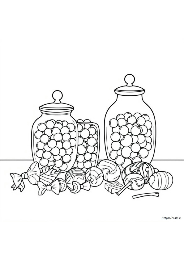 Candy Pictures To Color