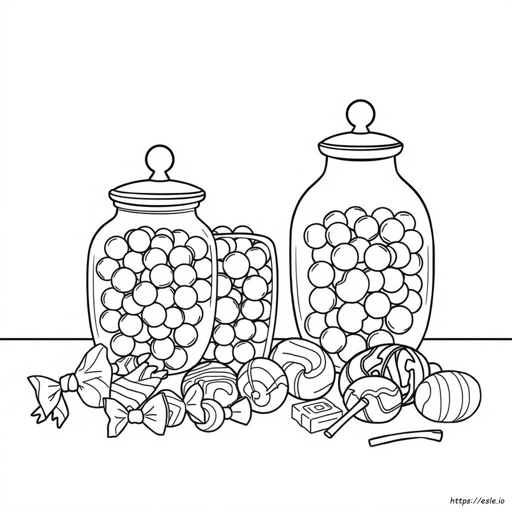 Candy Pictures To Color