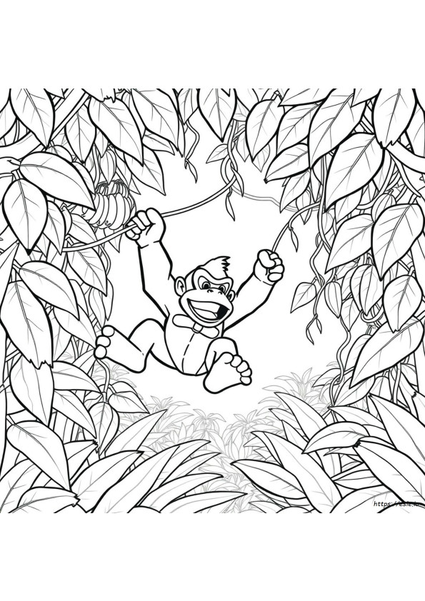 Donkey Kong Da Colorare