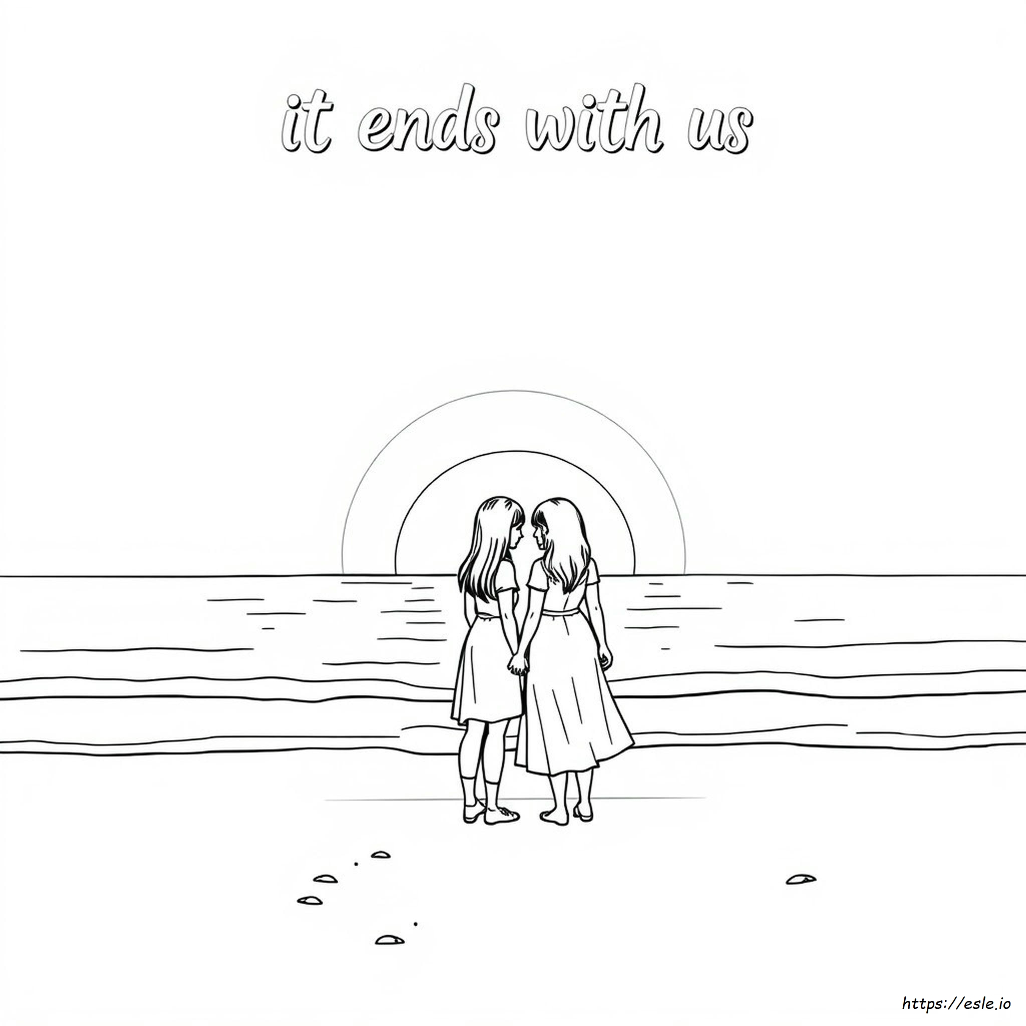 Libro De Colorear "It Ends With Us"