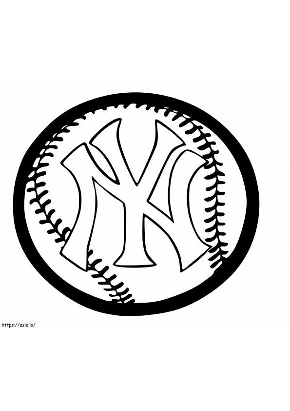 New York Yankees 1 de colorat