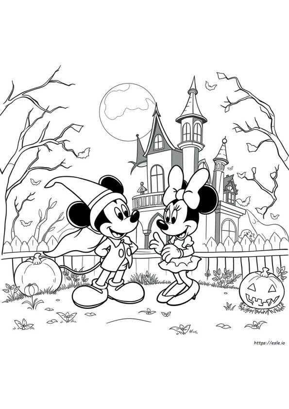 Disney Halloween Coloring