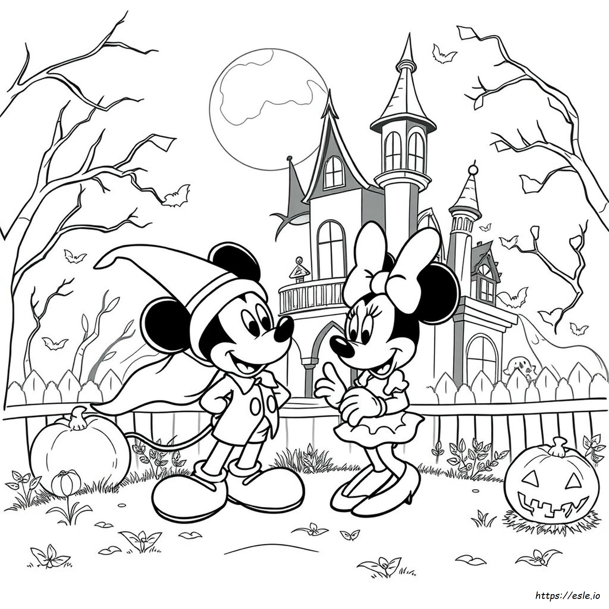 Coloriage Halloween Disney