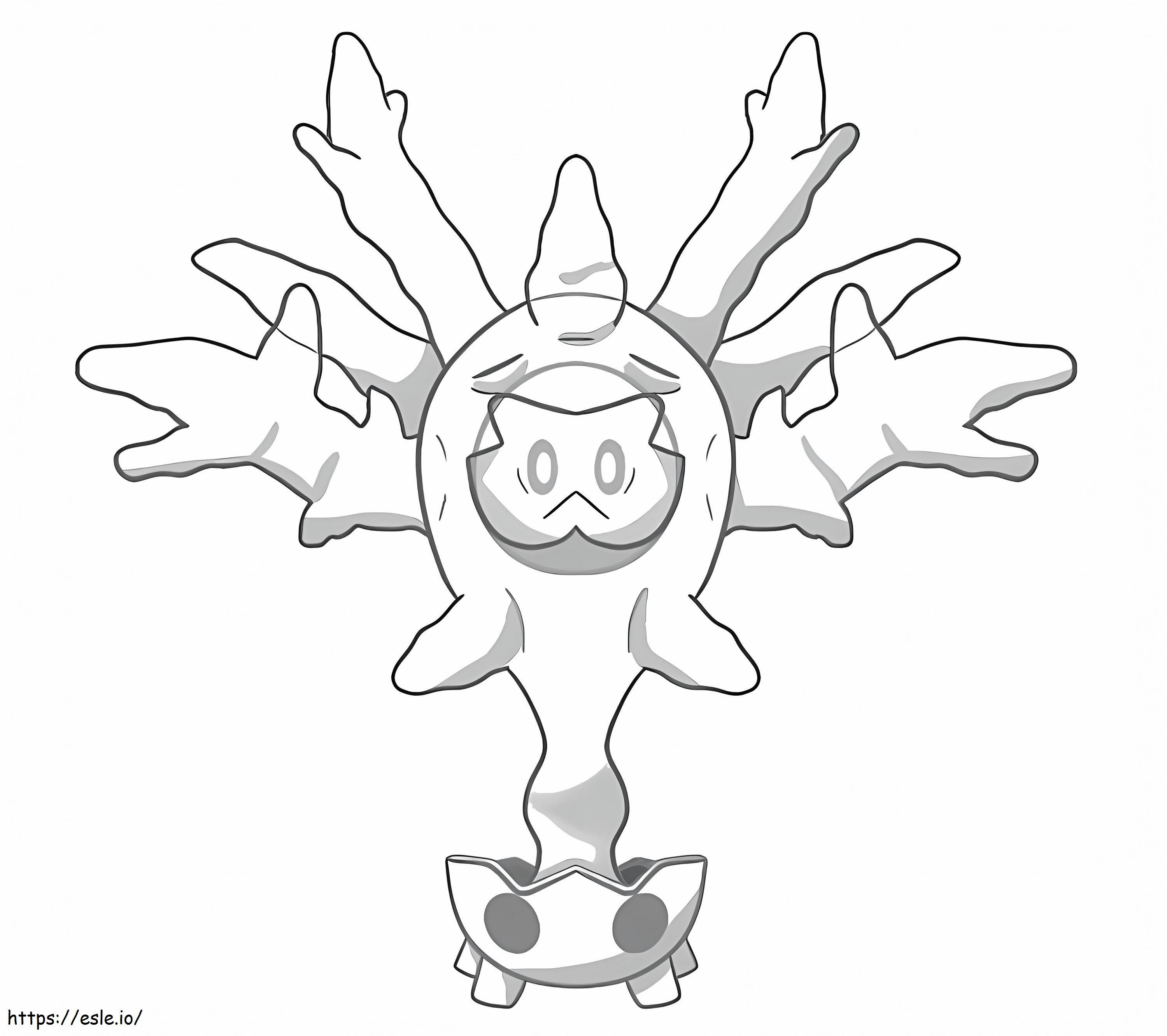 Coloriage Pokémon Cursola à imprimer dessin