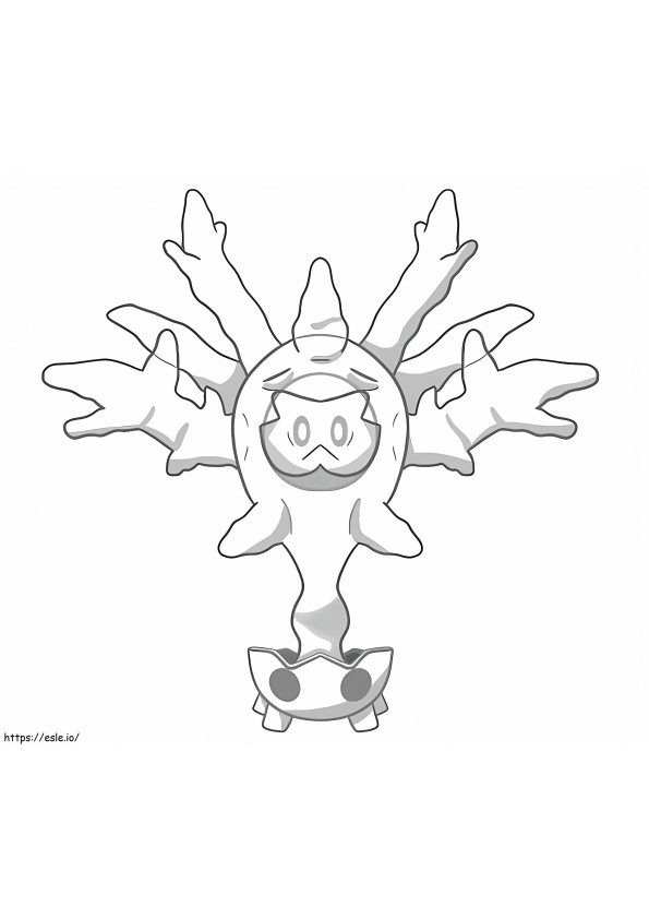 Coloriage Pokémon Cursola à imprimer dessin