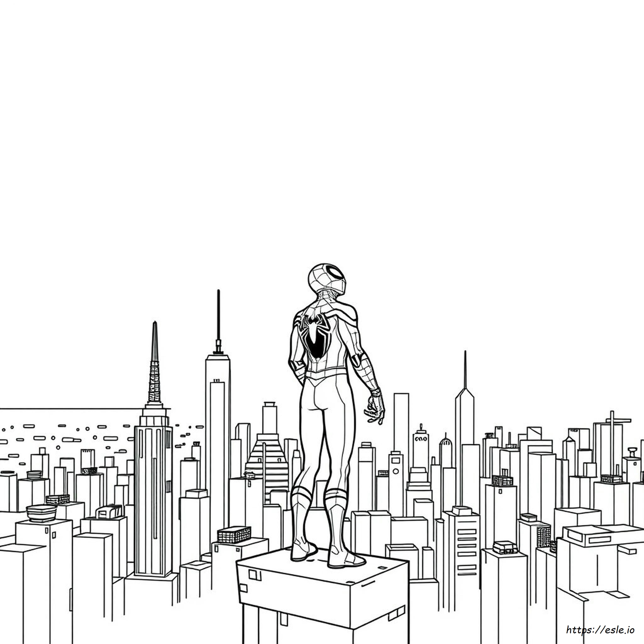 Spiderman 2099 Colouring Pages