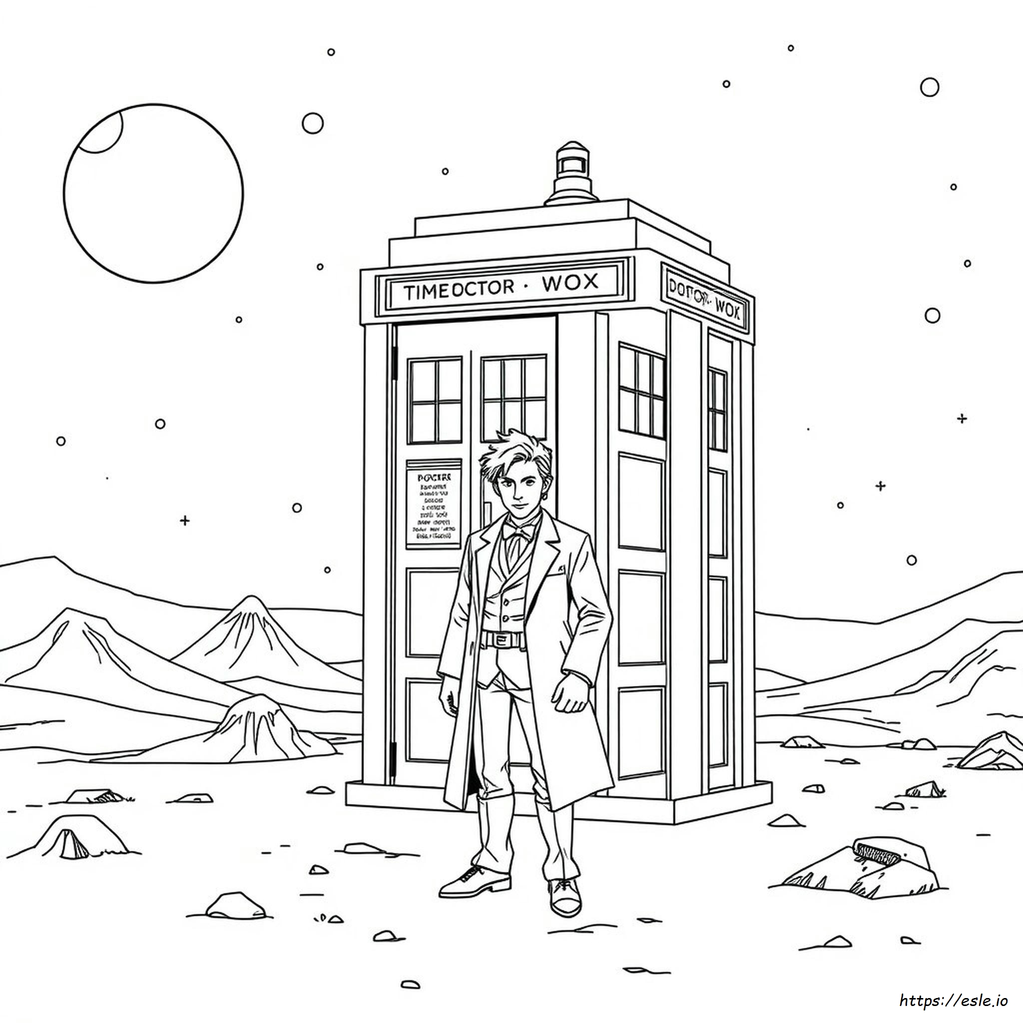 Doctor Who Colouring