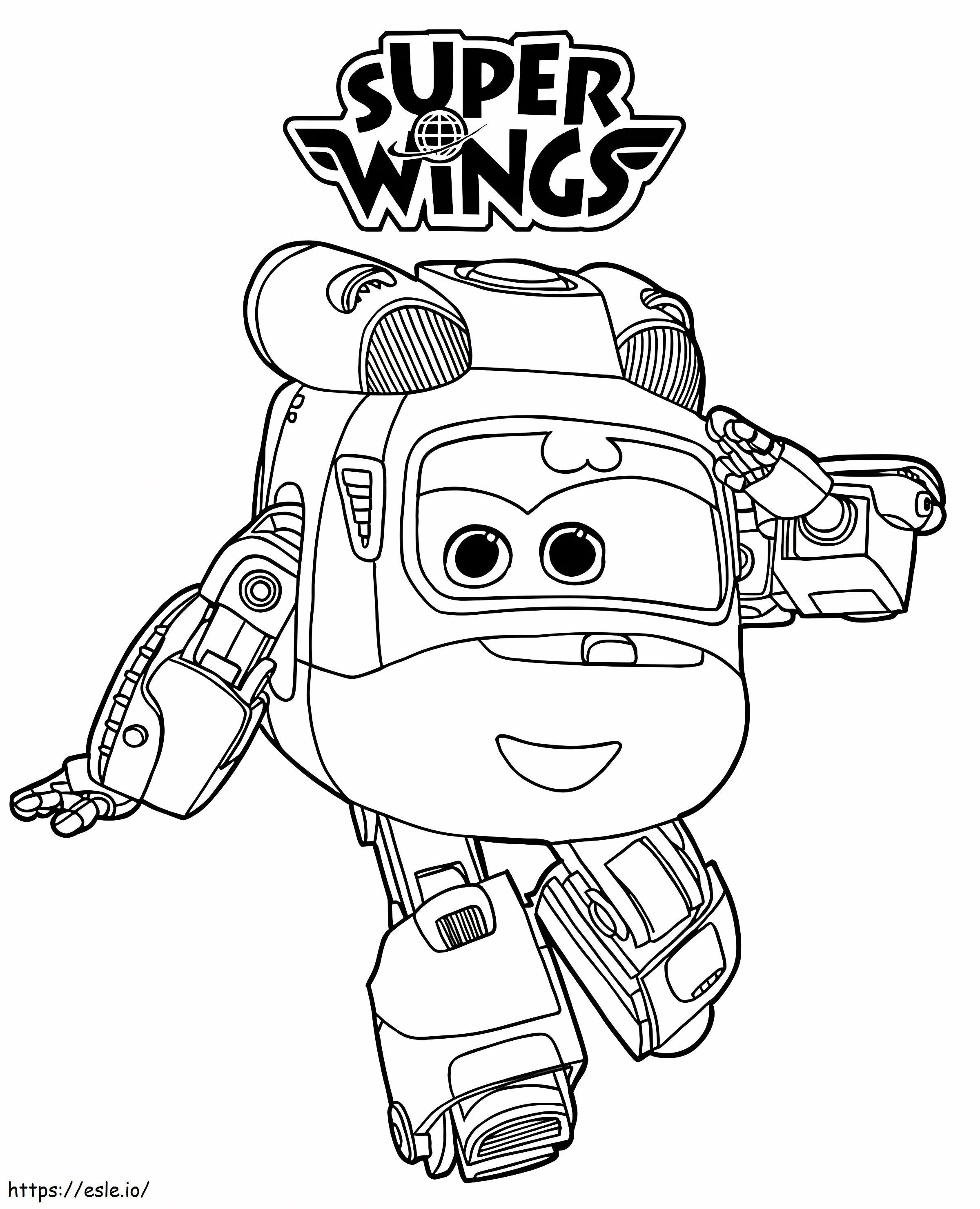 Dizzy Super Wings 2 coloring page