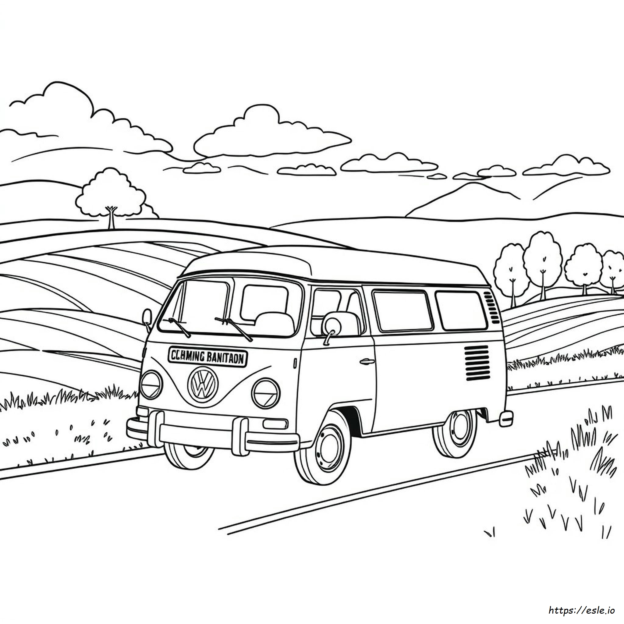 Camioneta Para Colorear