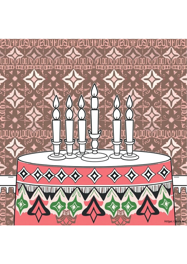 Kwanzaa S Y M B O L E N Kleurplaten