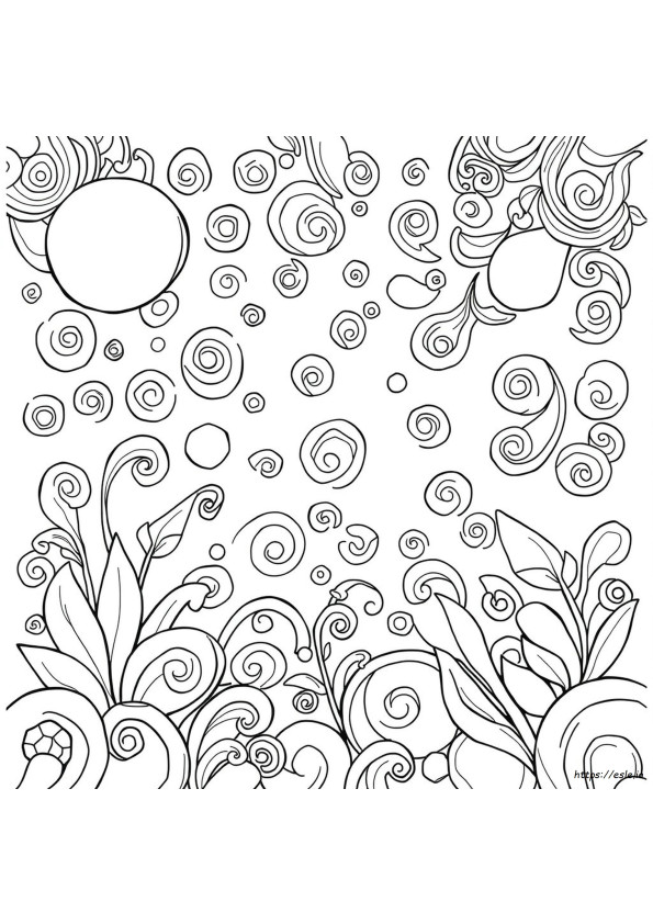 Full Page Stress Relief Coloring Pages