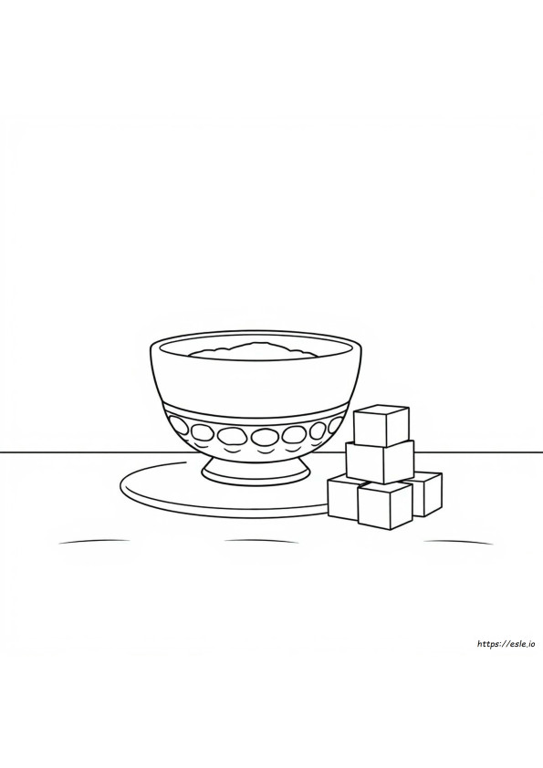 Sugar Colouring Pages