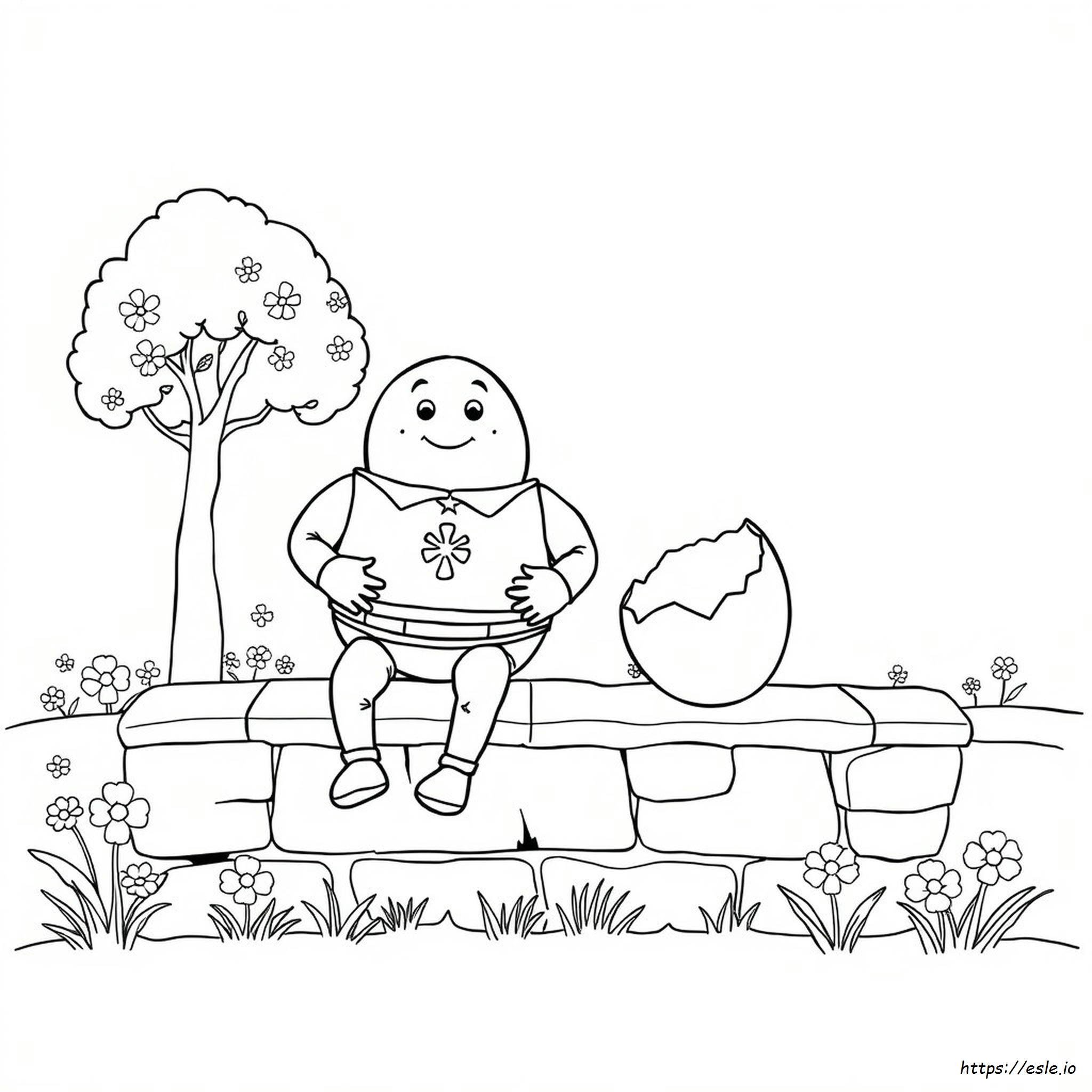Humpty Dumpty Coloring Sheet