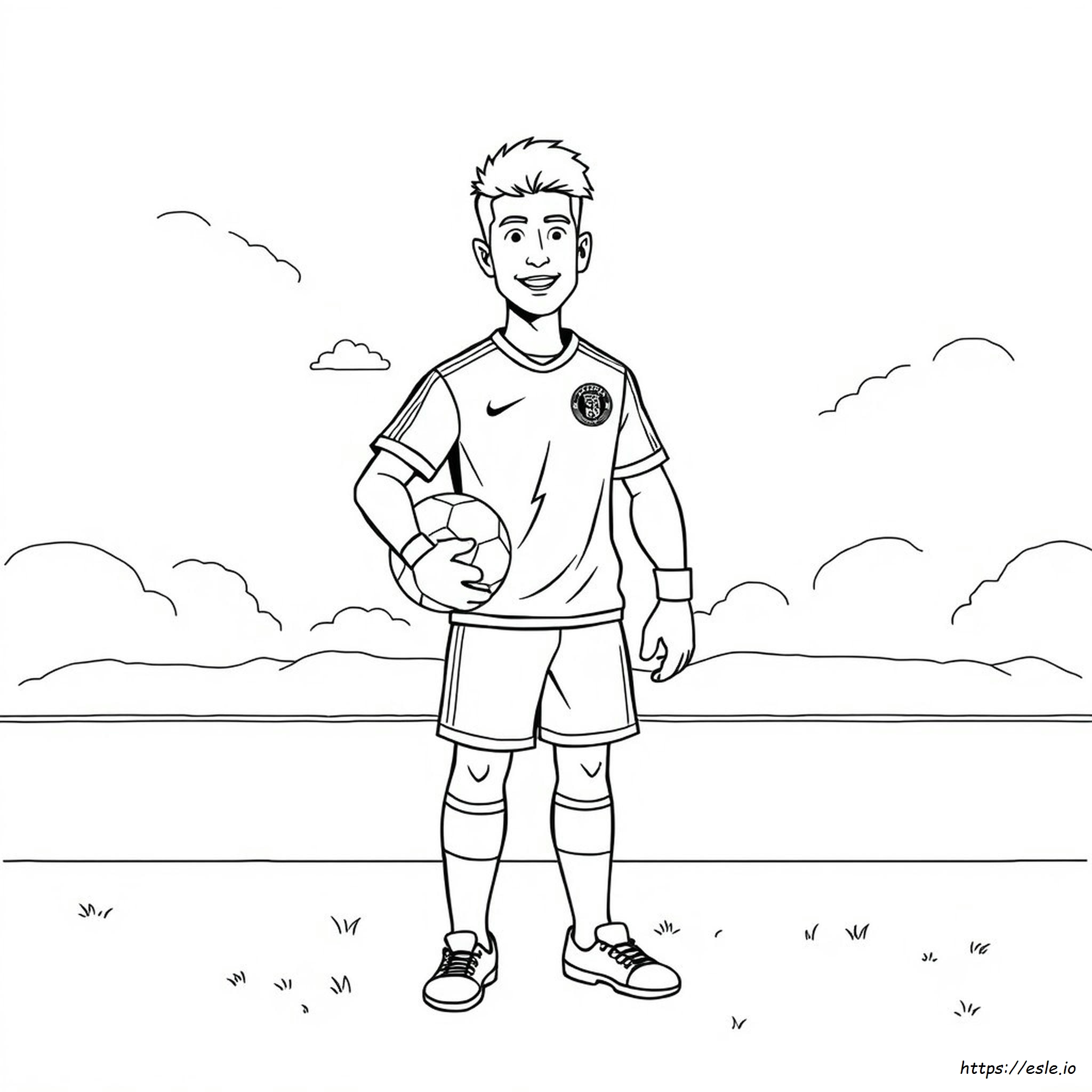 Página Para Colorear De Emiliano Martínez
