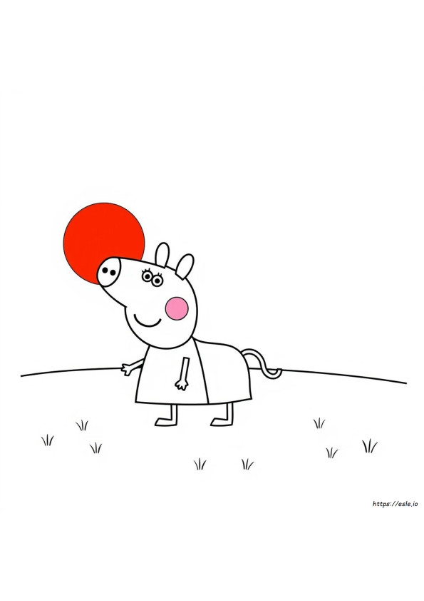 Pagini De Colorat Peppa Pdf