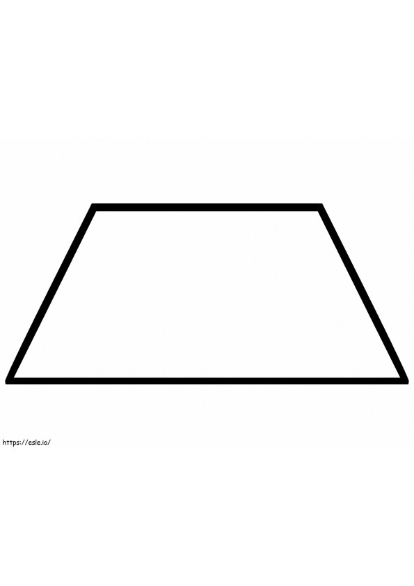 Trapezoid coloring page
