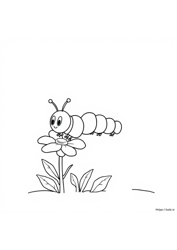 Coloriage Chenille Pj