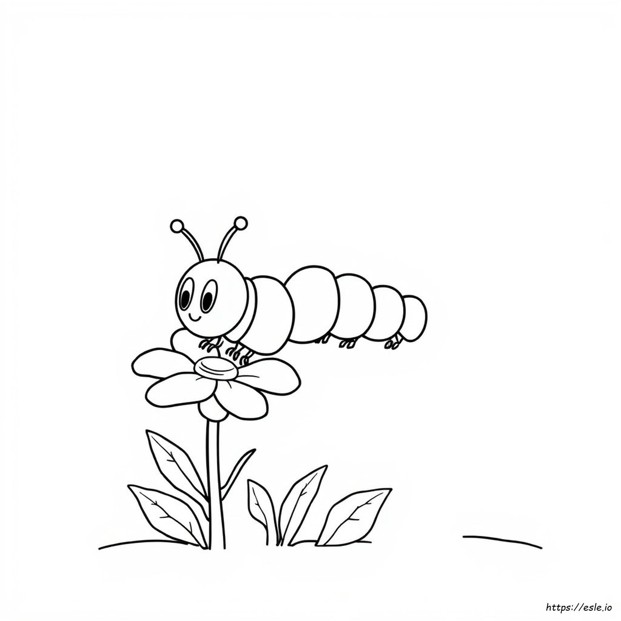 Pj Caterpillar Coloring Page