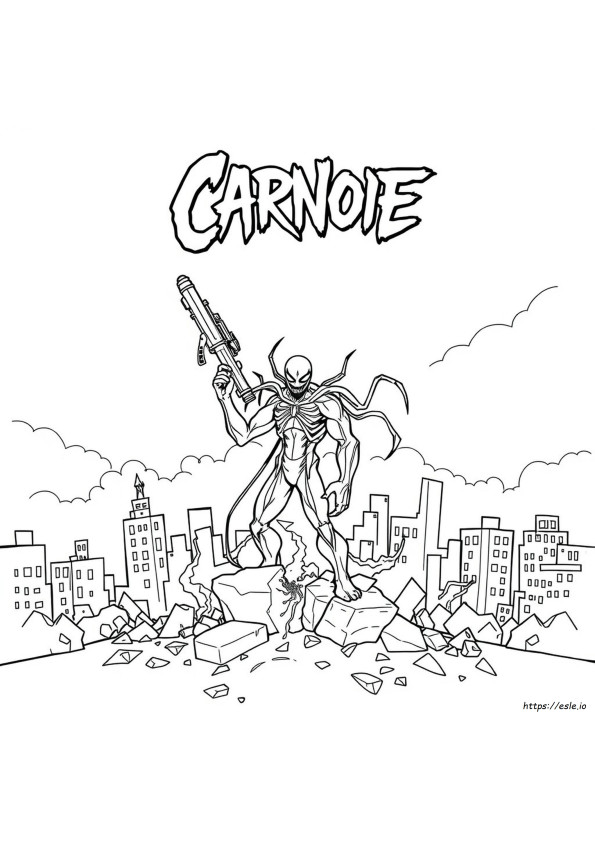 Carnage Kleurplaat