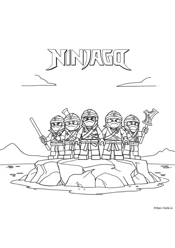 Ninjago Coloring Pages Pdf