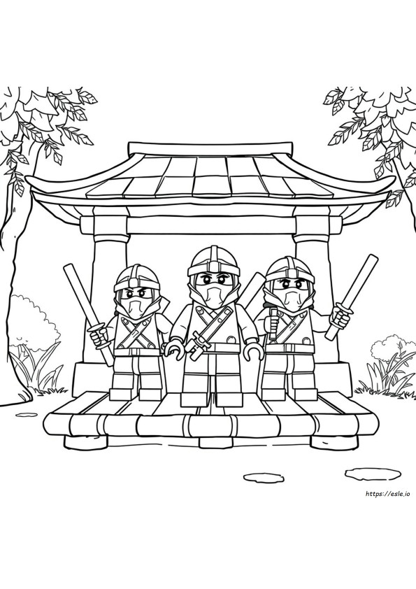 Ninjago Coloring Pages Ninjago Tegning