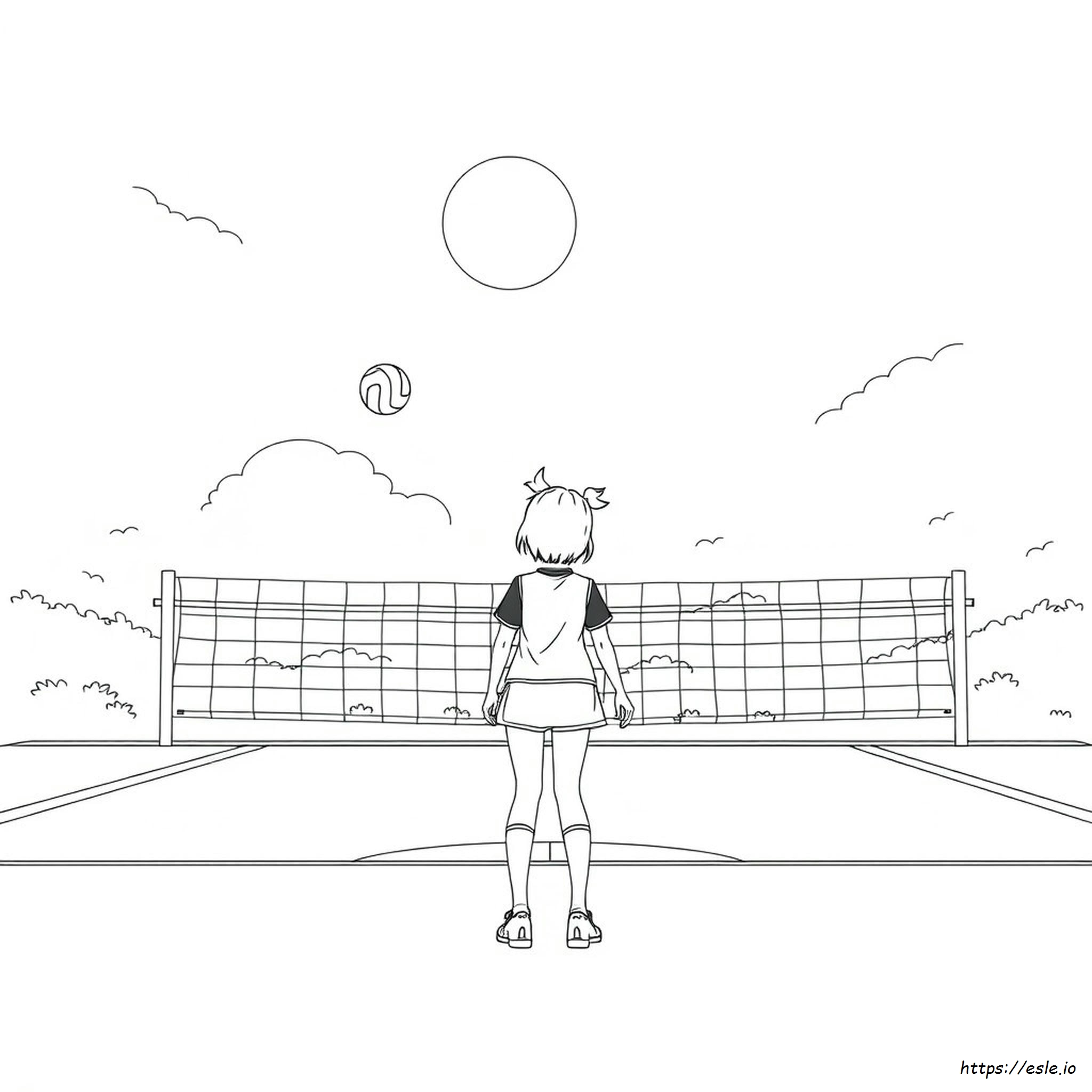 Hinata Haikyuu Gambar Mewarnai