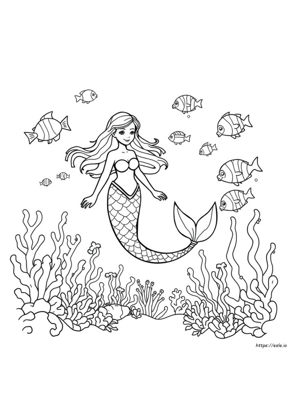Coloring Pages For Mermaids
