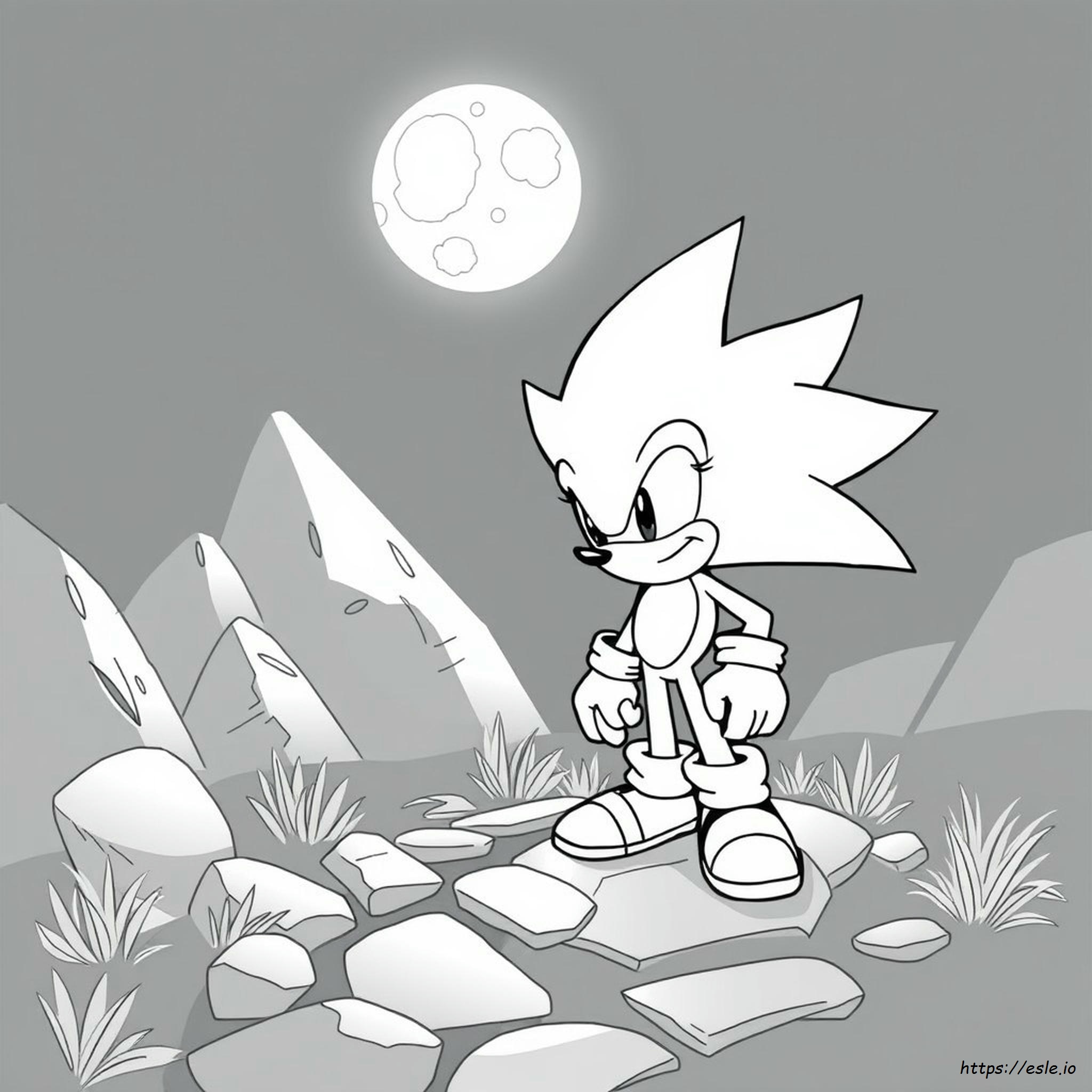 Shadow Sonic The Hedgehog Ausmalbilder