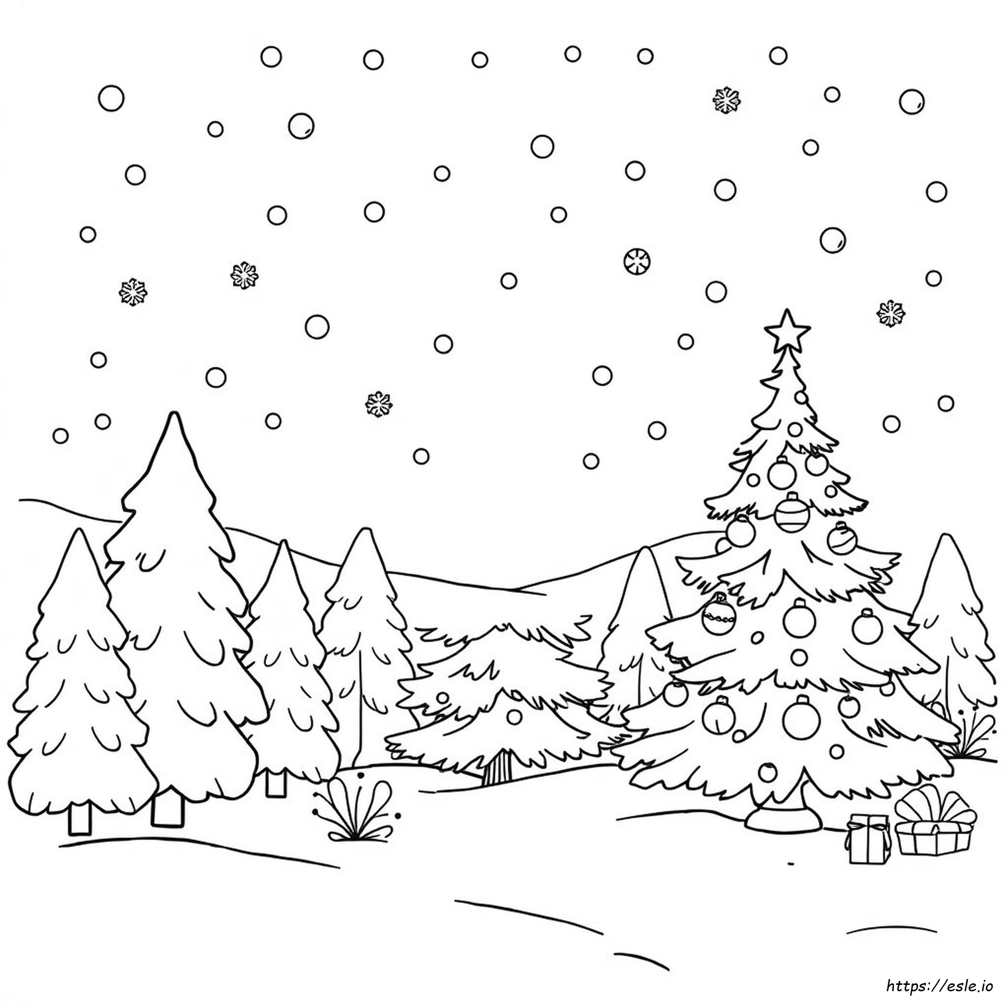 Dibujos Para Colorear De Diciembre