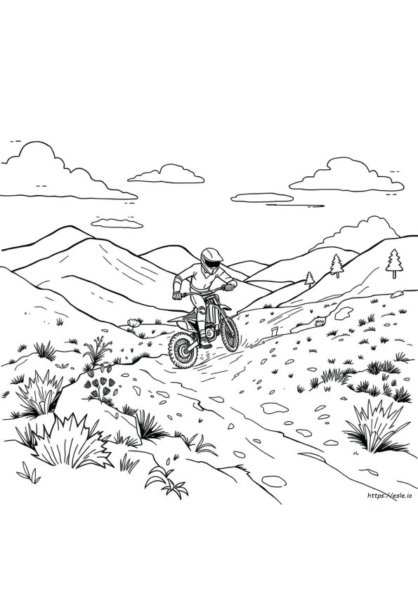 Immagini Da Colorare Di Moto Da Cross