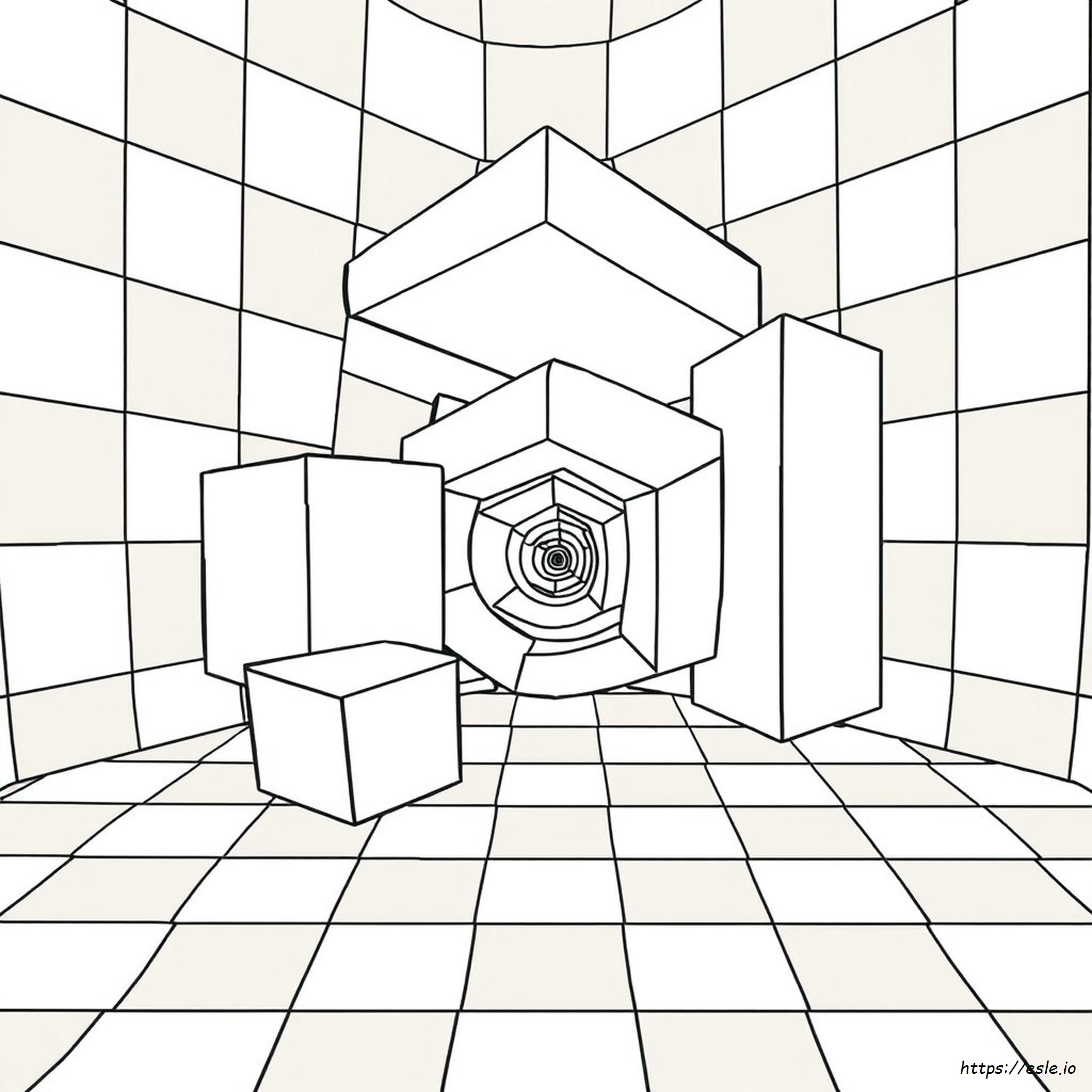 Illusioni Ottiche Da Colorare